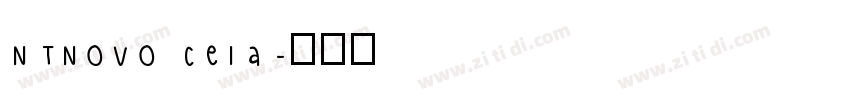 NTNovo Cela字体转换